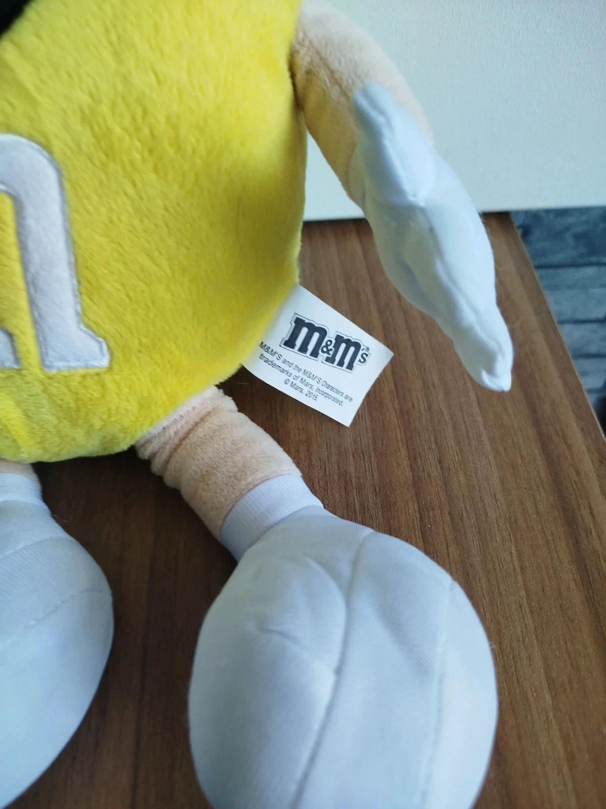 Yellow M&M's plush toy – photo 3